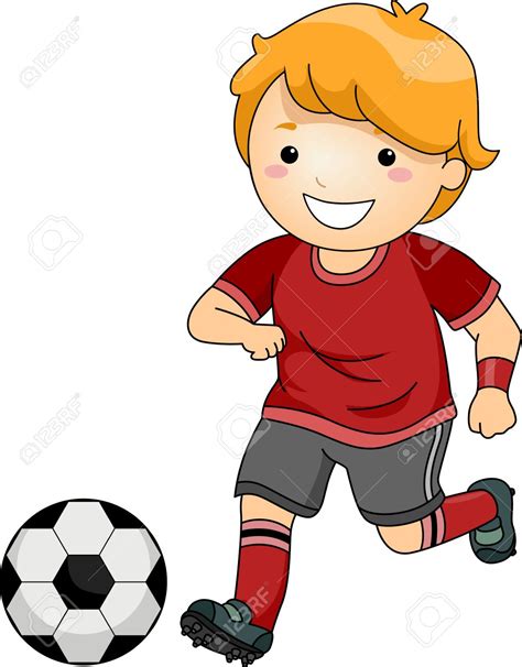 Girl Kicking Soccer Ball Clipart | Free download on ClipArtMag