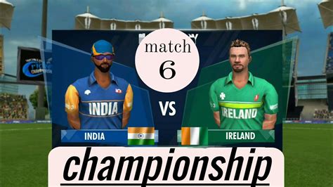 India VS ireland championship match - YouTube