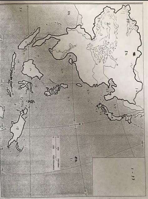 East Asia Physical Map Diagram | Quizlet