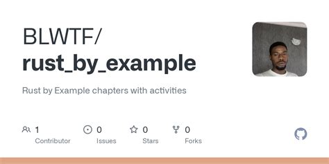 GitHub - BLWTF/rust_by_example: Rust by Example chapters with activities