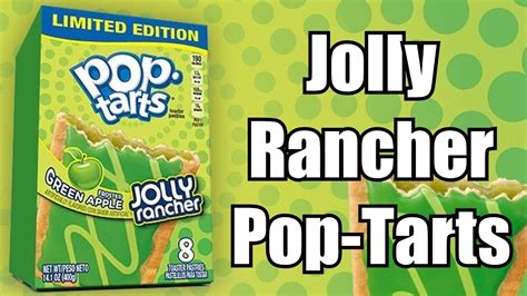 Jolly Rancher Green Apple Pop-Tarts Review - WE Shorts - YouTube