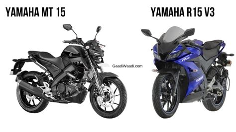 Yamaha YZF-R15 V3 VS Yamaha MT 15 - Price & Key Difference