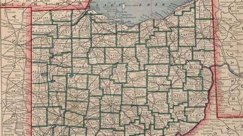 Ohio County Map With Townships