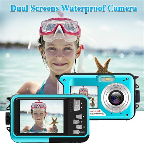 Waterproof Digital Camera Underwater Camera Full HD 2.7K 48 MP Video ...