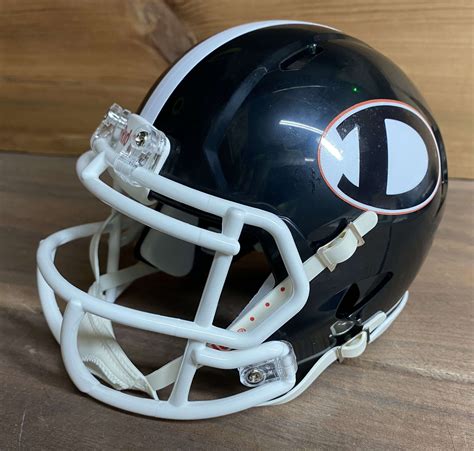 Doane College (NE) Tigers Riddell Speed Mini Football Helmet - 417 Helmets