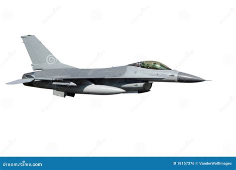 F-16 Fighter Jet Isolated Royalty Free Stock Image - Image: 18157376