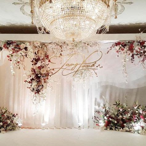 Wedding backdrop | Dekorasi pernikahan, Ide perkawinan, Pernikahan