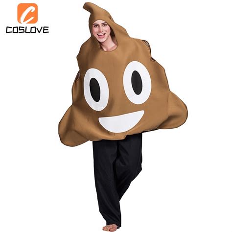 Adult Funny Party Halloween Costume Poop Stool Costume Cosplay Carnival ...