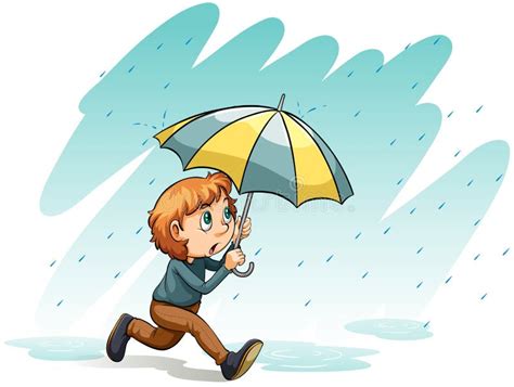 A heavy rain stock vector. Illustration of drawing, line - 49906618