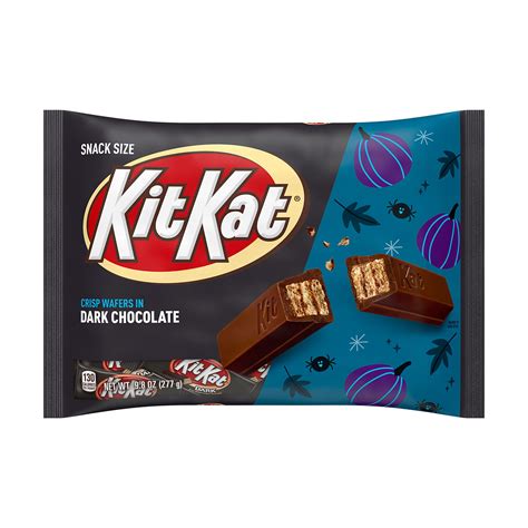 Buy Kit KatDark Chocolate Snack Size, Halloween Wafer Candy Bars Bag, 9.8 oz Online at ...