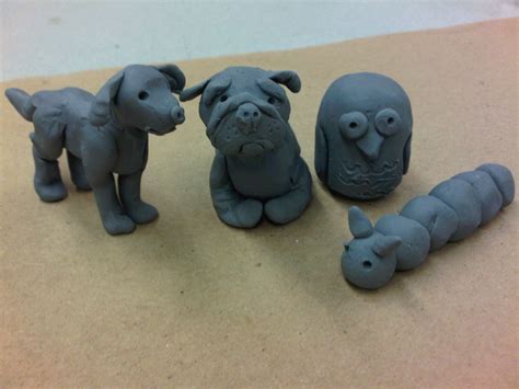 Clay Animals | Clay animals, Kids clay and Clay