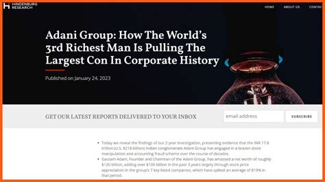 Adani Group vs Hindenburg Research: The Complete Story So Far