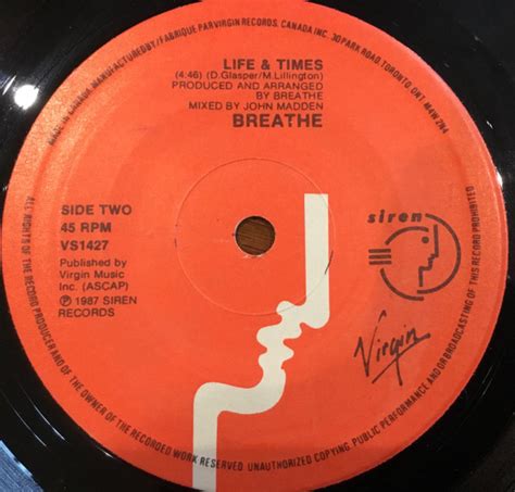 Breathe – Hands To Heaven (1987, Large centre hole, Vinyl) - Discogs