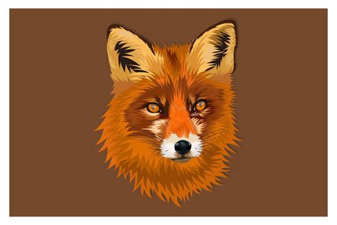 Cartoon fox head drawing 1268445 Vector Art at Vecteezy