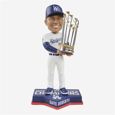 Dave Roberts Los Angeles Dodgers 2020 World Series Champions Bobblehea FOCO