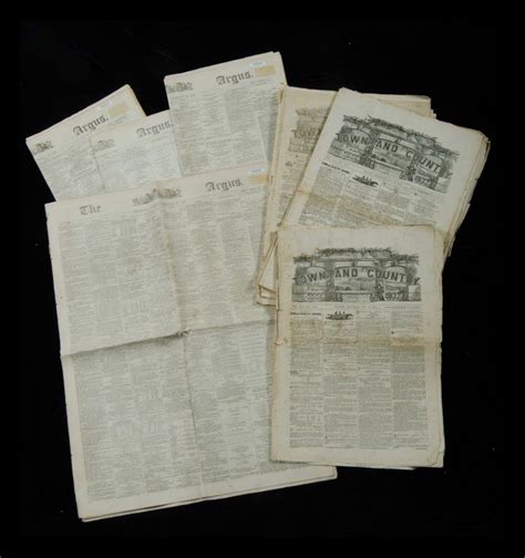 Antique Australian Newspapers, 1873-1888 - Newspapers - Printed & Written Material