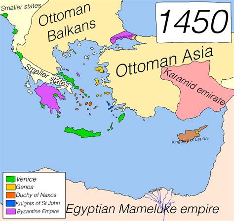 1450 map (before the fall of Constantinople) : byzantium