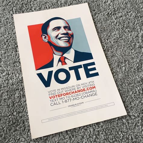 Barack Obama 2008 Campaign Poster : Campanya presidencial de barack obama de 2008 (ca);