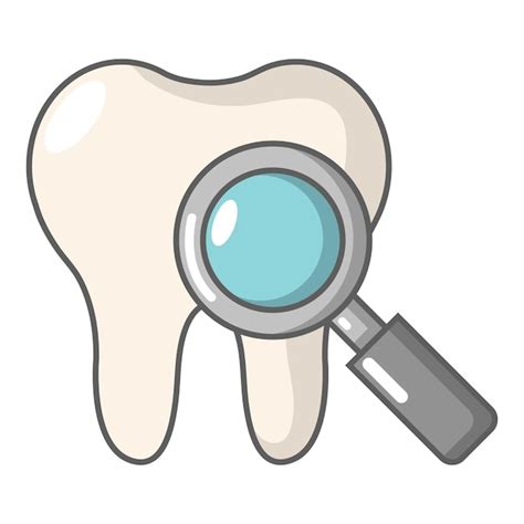 Premium Vector | Dental examination icon cartoon illustration of dental examination vector icon ...