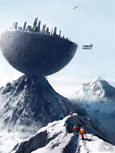 A Separate Reality: New Paintings of Dystopian Worlds by Alex Andreev | Colossal