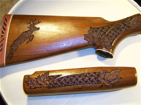 Carving a Gunstock with Pressed Checkering | Custom Gun Stock Carving | Gun Engraving