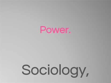 AQA Sociology: Power - Presentation in GCSE Sociology