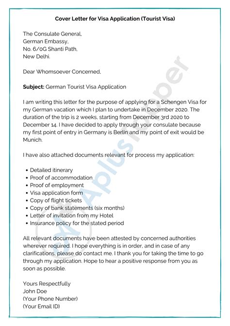 Sample Letter For Student Visa Application - Latest News