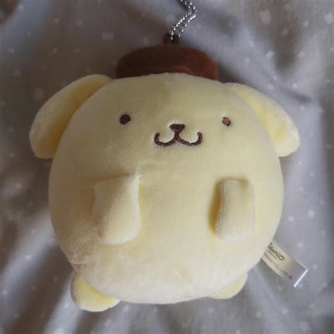 Pompompurin chunky mascot keychain plush ichiban... - Depop