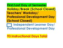 Laurel Ridge Elementary School | 2022-2023 Academic Calendar For August ...