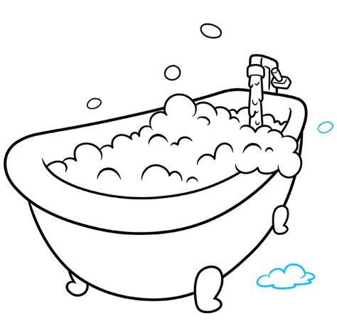 Bathtub Cartoon Drawing : Vector Cartoon Stick Figure Drawing Conceptual Illustration Of Royalty ...