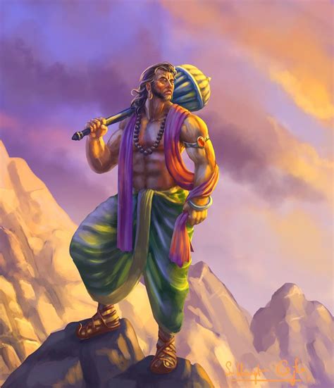 ArtStation - Bhima, Subhrajit Ojha | Lord hanuman wallpapers, Hanuman ...