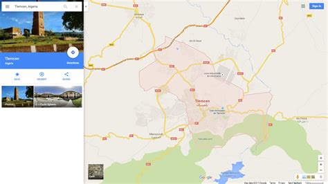 Tlemcen Map - Guide of the World