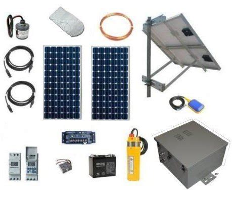 Solar Powered Deep Well Pump Kit with Battery Backup ...