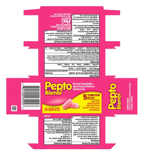 PEPTO-BISMOL- bismuth subsalicylate tablet