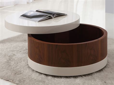 The Round Coffee Tables with Storage – the Simple and Compact Furniture that Looks Adorable ...