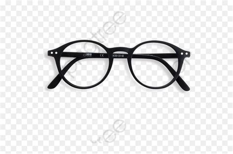 Black Circle Frame Glasses, HD Png Download - vhv