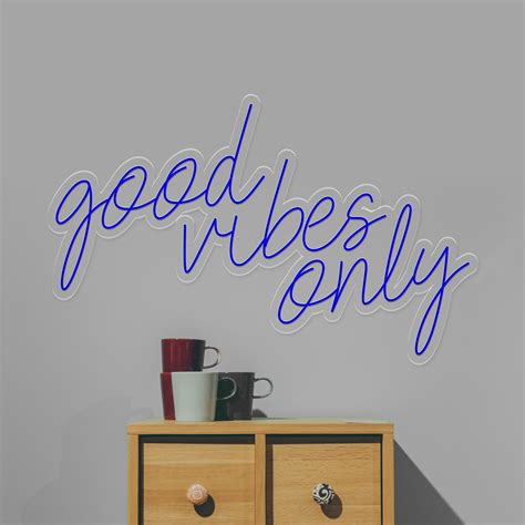 "Good Vibes Only" Neon Sign Letras y Carteles de Neón Personalizados ...