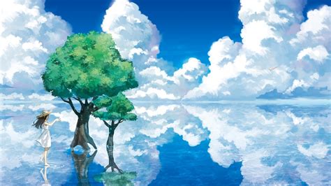 animation, Nature, Sky, Clouds, Water Wallpapers HD / Desktop and ...