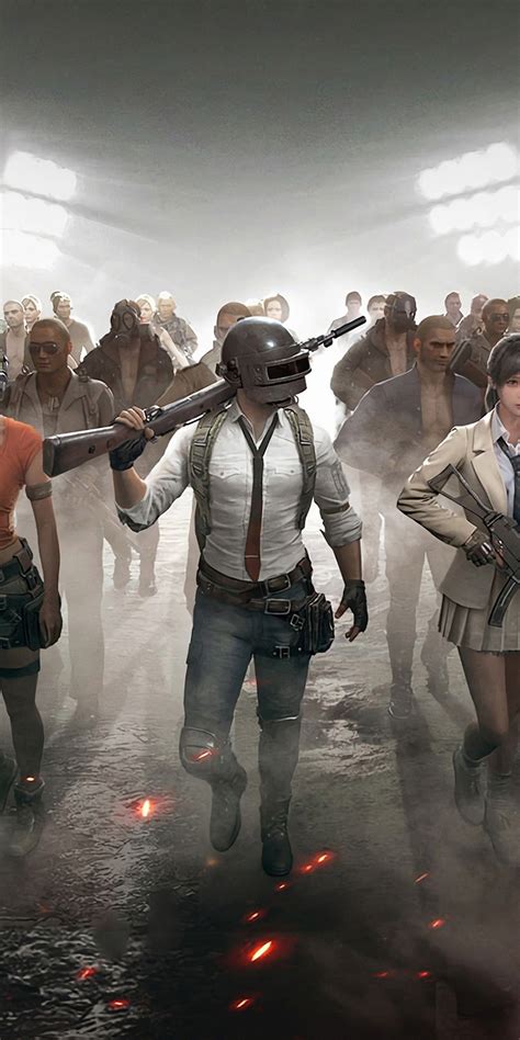 Download wallpaper 1080x2160 pubg, video game, 2018, all characters, honor 7x, honor 9 lite ...