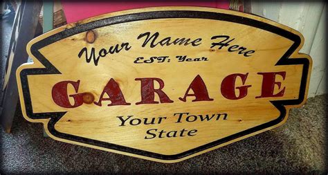 Personalized Garage Sign Garage Established Mechanic Gift - Etsy