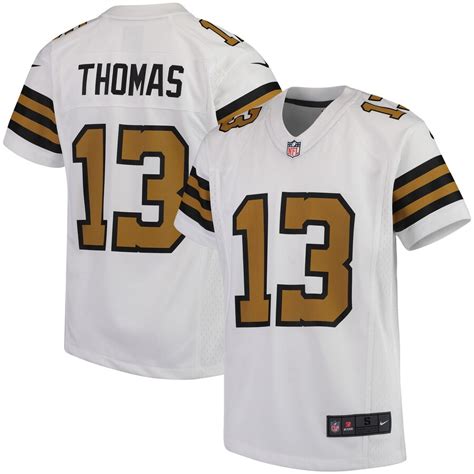 Youth Nike Michael Thomas White New Orleans Saints Color Rush Player ...