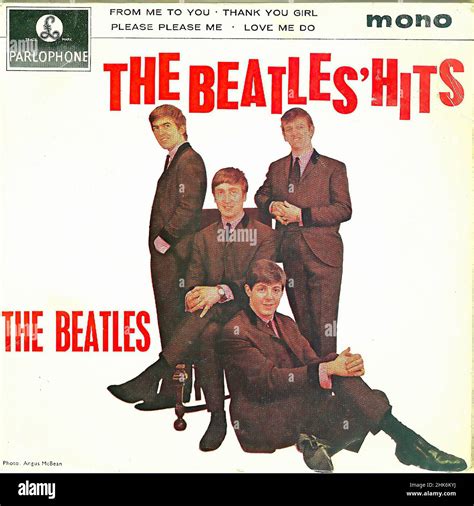 Vintage vinyl record cover - Beatles, The - The Beatles' Hits - EP - UK ...