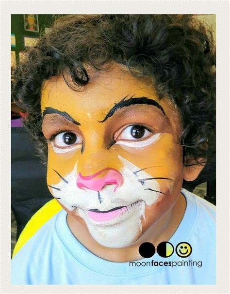 Simba The Lion King Face painting moon Faces painting | Lion face paint, Face painting easy ...