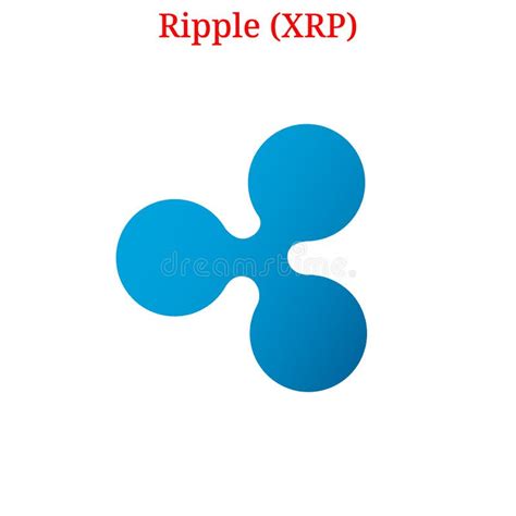 Vector Ripple XRP logo stock vector. Illustration of exchange - 110705114