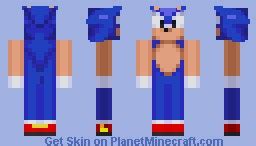 Sonic! Minecraft Skin