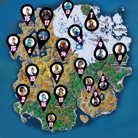 All NPC Locations in Fortnite Chapter 4 Season 1