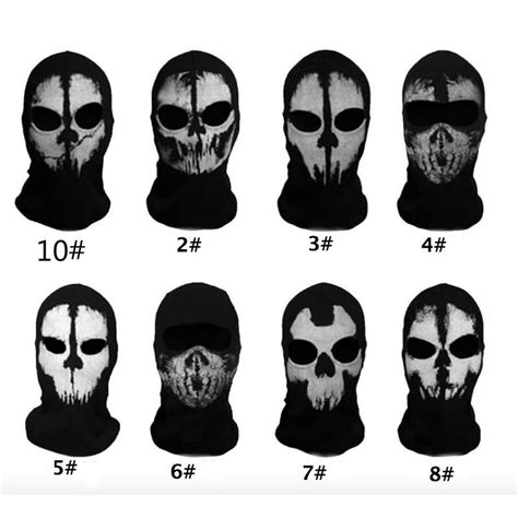 Call of Duty COD Balaclava Ghost Mask Skull Face Cosplay Sports Outdoor Cycling | Shopee Philippines