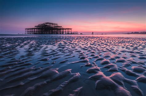 Brighton Pier by Finn Hopson. | Photo, Airplane view, Sunrise