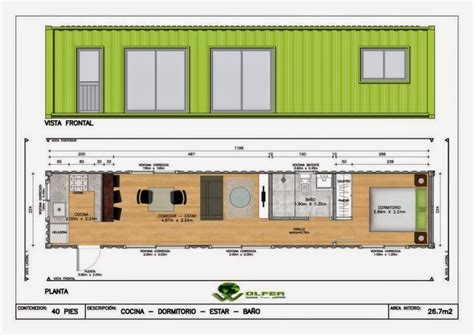 Mi Casa en un Container o Contenedor Maritimo: otros planos y diseños