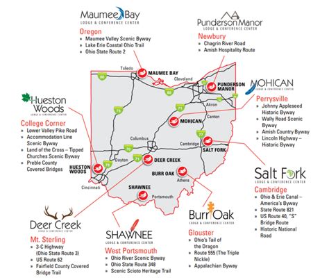 Ohio State Parks Map With Cabins – Cabin Photos Collections